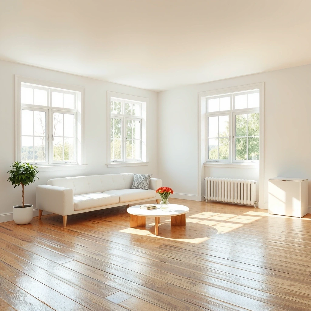 Pristine living room interior